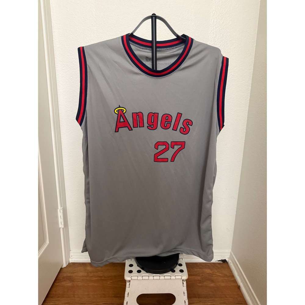 Los Angeles Angels Mike Trout #27 Stadium Giveaway Tank Top Jersey - Size XL